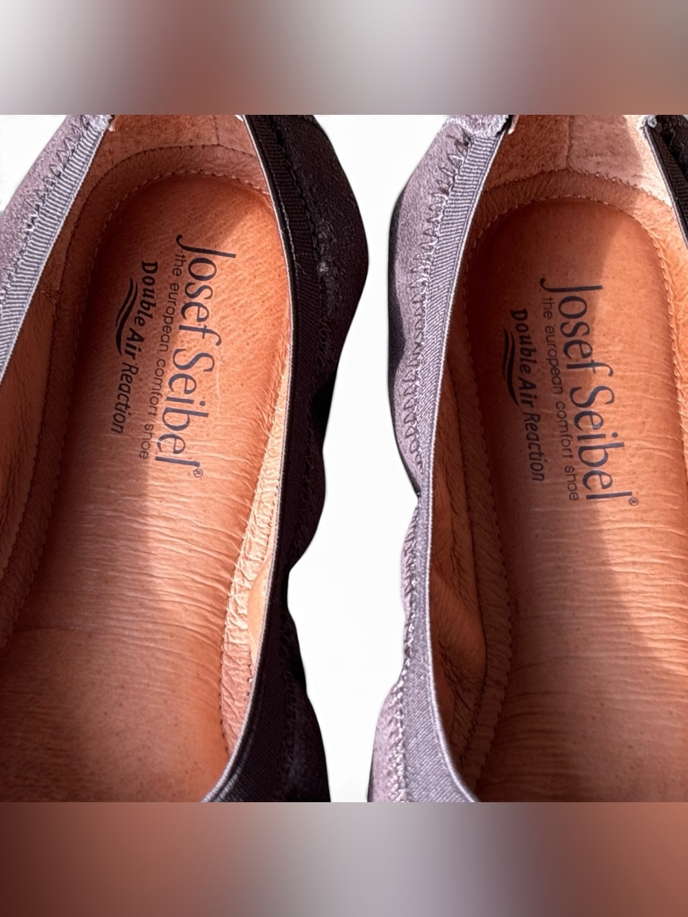 Josef Seibel Pippa 33 Suede Ballet Flats, Brown, Women’s Size 38 EU/ 7 US NWOB - Picture 5 of 8